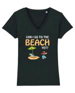 SUMMER Tricou mânecă scurtă guler V Damă Evoker