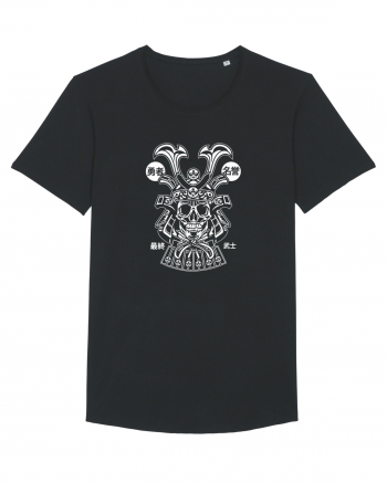 Samurai Skull White Black