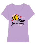 Be mine forever Tricou mânecă scurtă guler larg fitted Damă Expresser