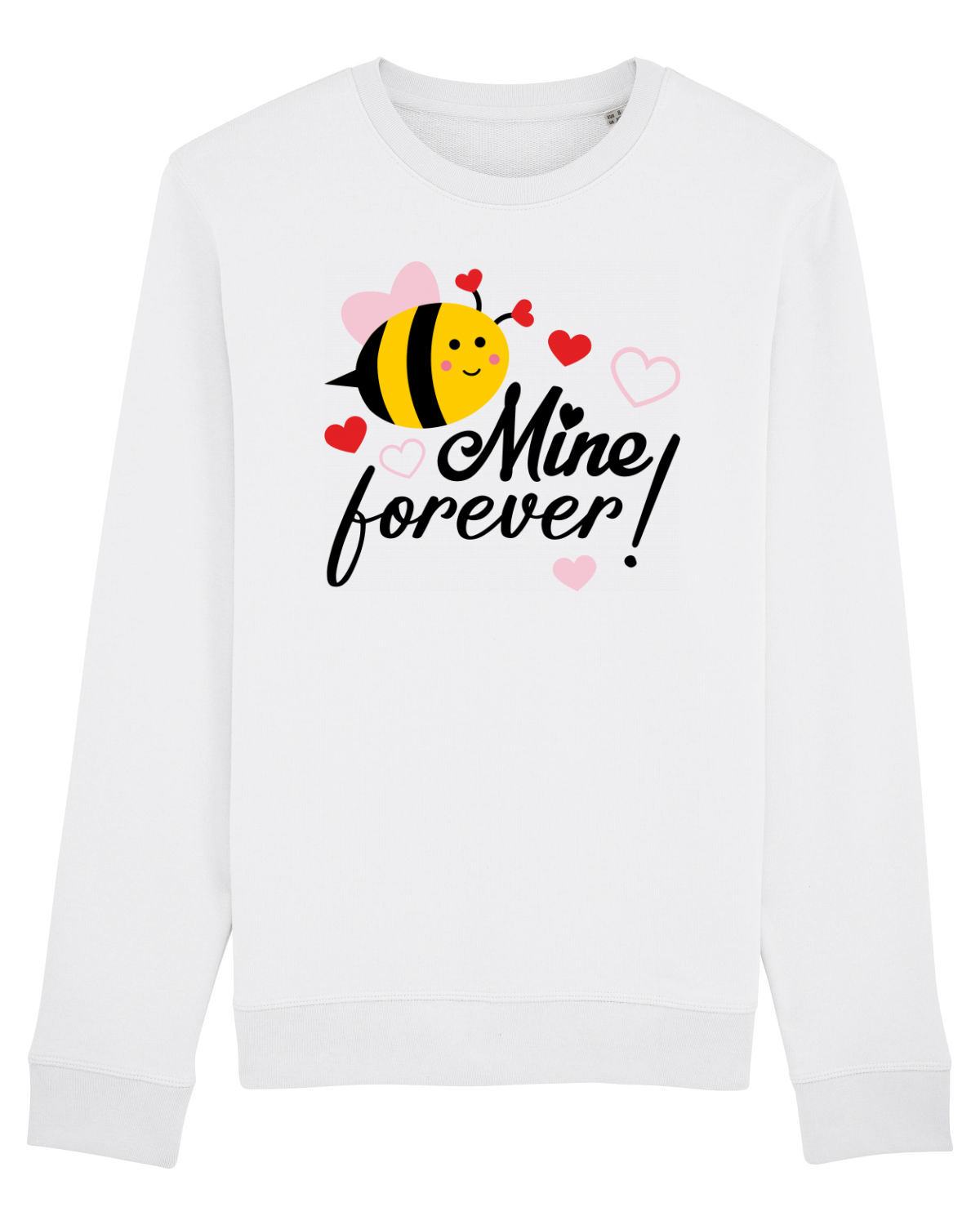 Bluză mânecă lungă Unisex Rise White