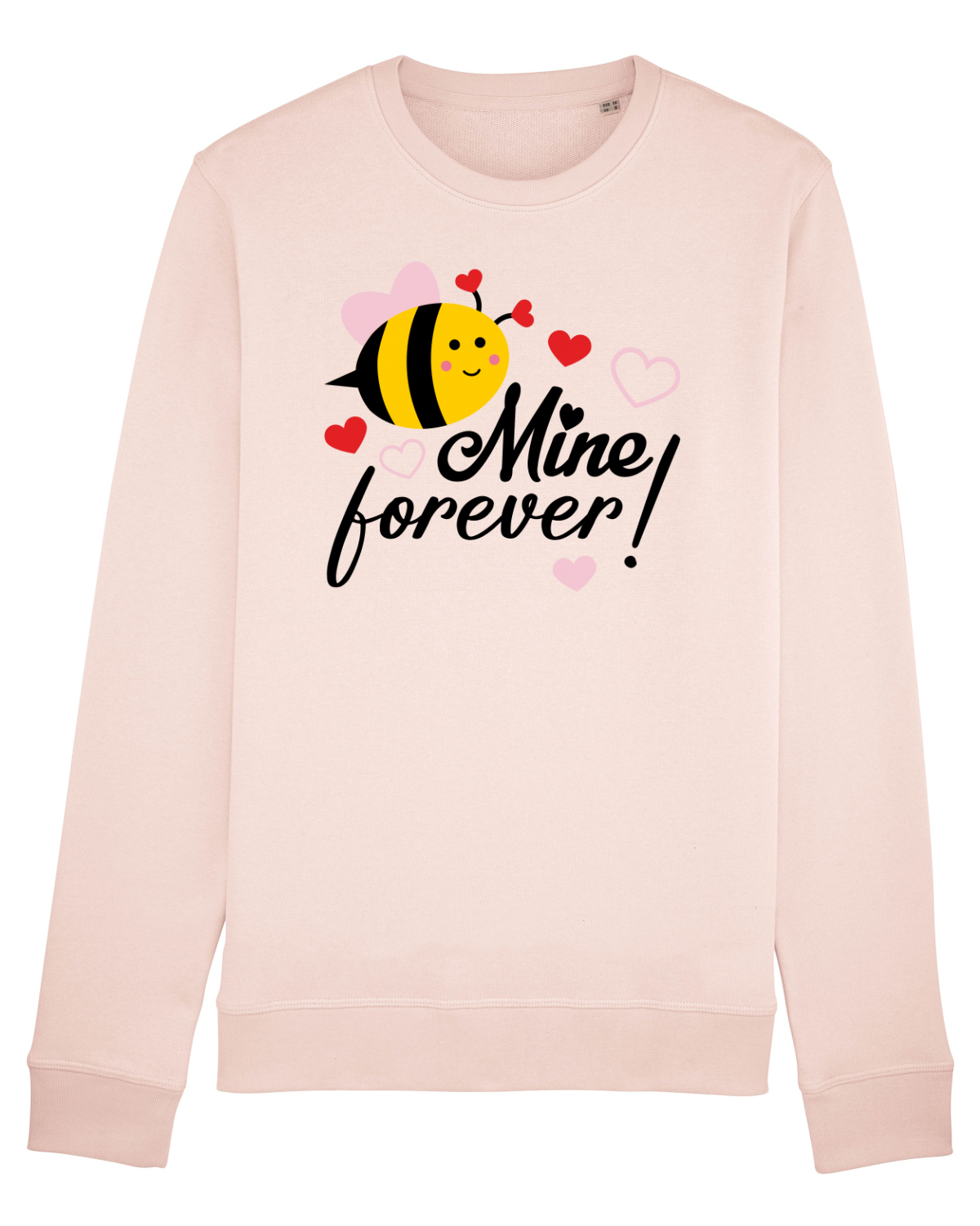 Bluză mânecă lungă Unisex Rise Candy Pink