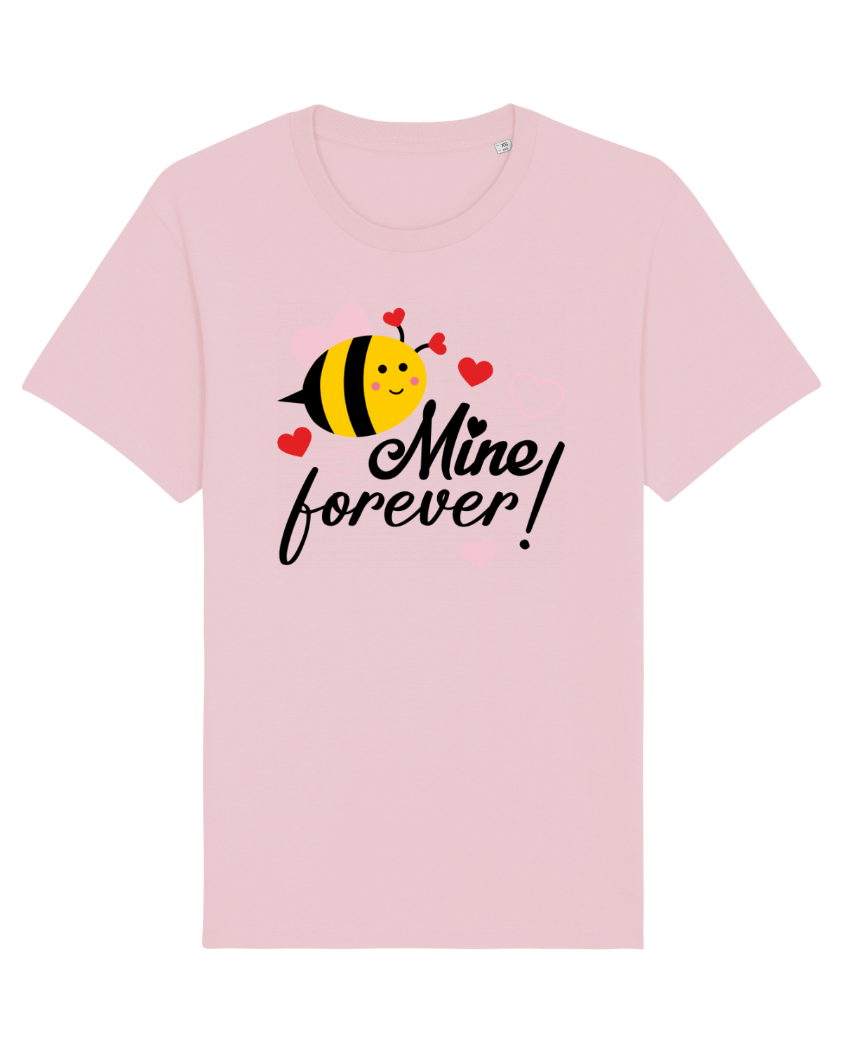 Tricou mânecă scurtă Unisex Rocker Cotton Pink