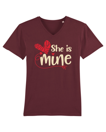 She is mine Burgundy