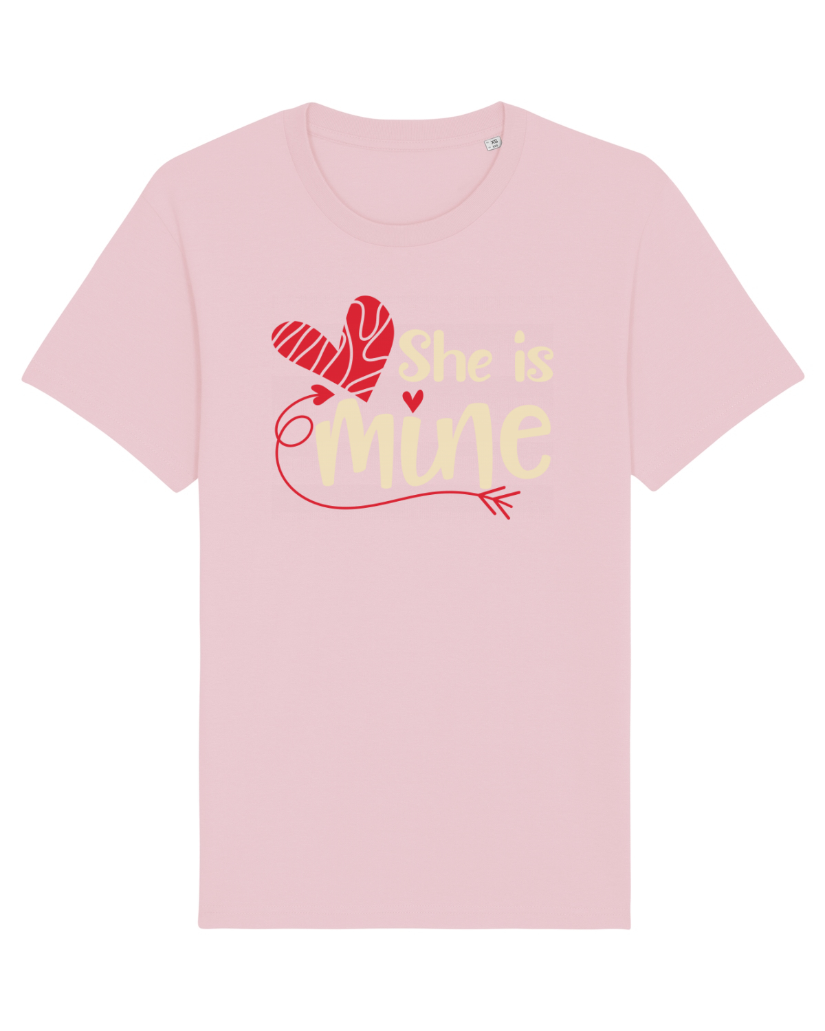 Tricou mânecă scurtă Unisex Rocker Cotton Pink