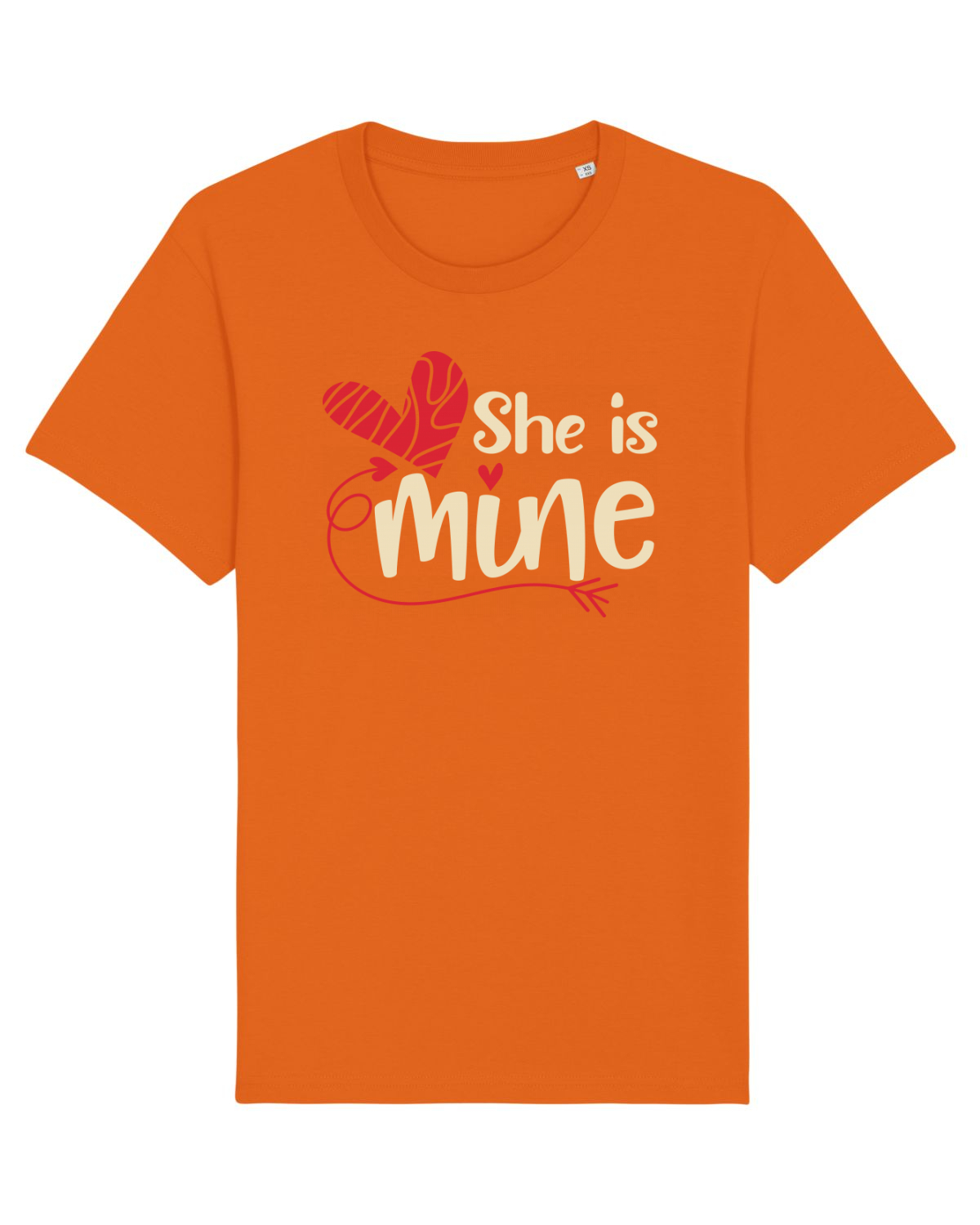 Tricou mânecă scurtă Unisex Rocker Bright Orange