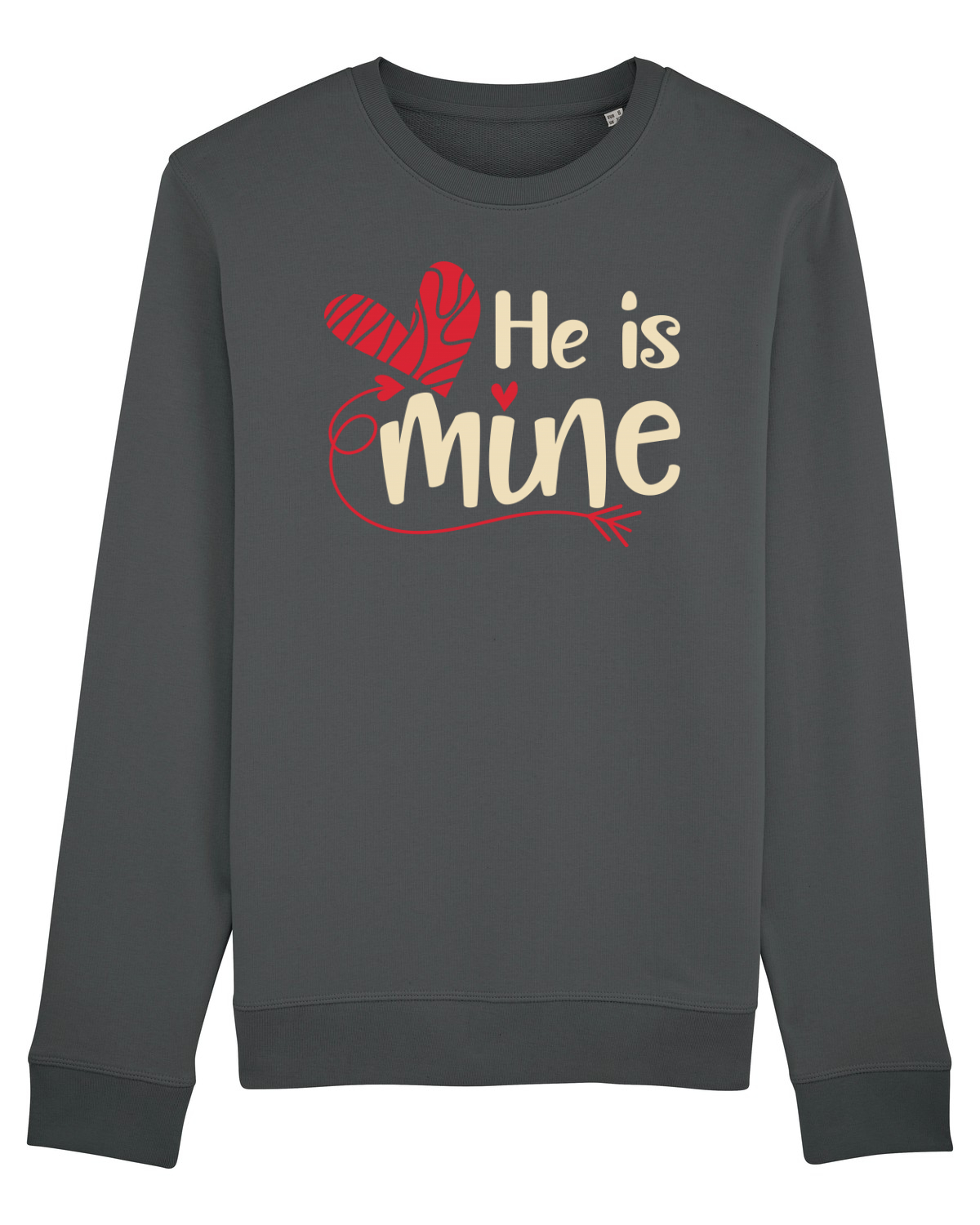 Bluză mânecă lungă Unisex Rise Anthracite