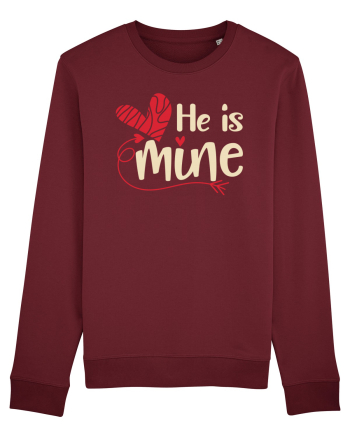 He is mine Burgundy