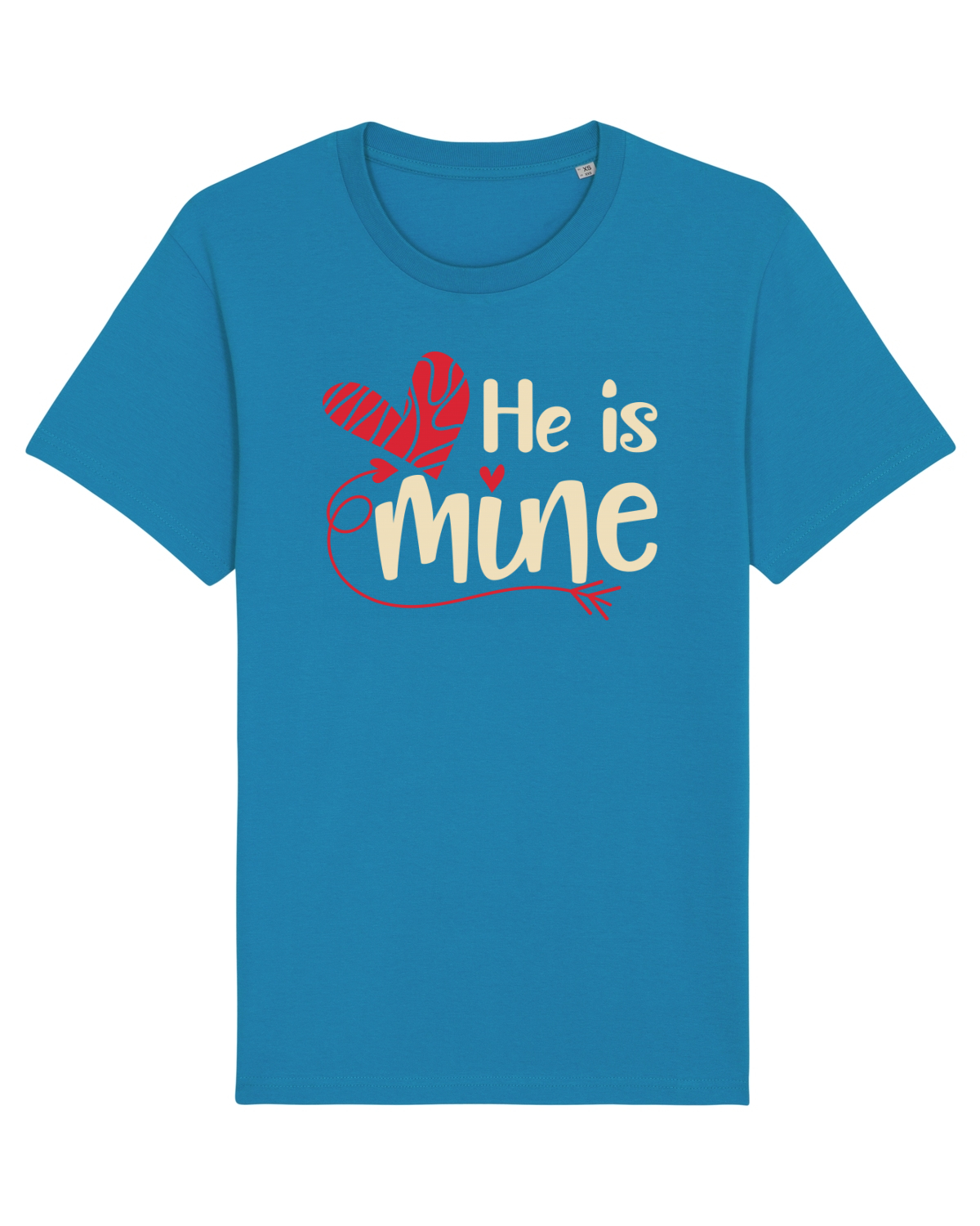 Tricou mânecă scurtă Unisex Rocker Azur