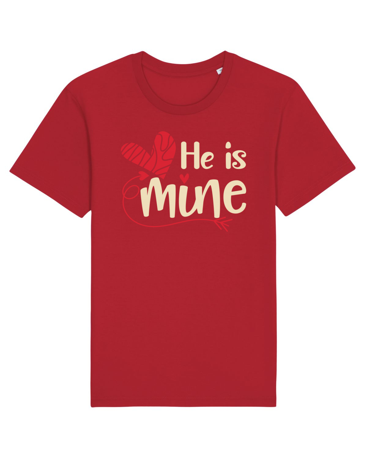 Tricou mânecă scurtă Unisex Rocker Red