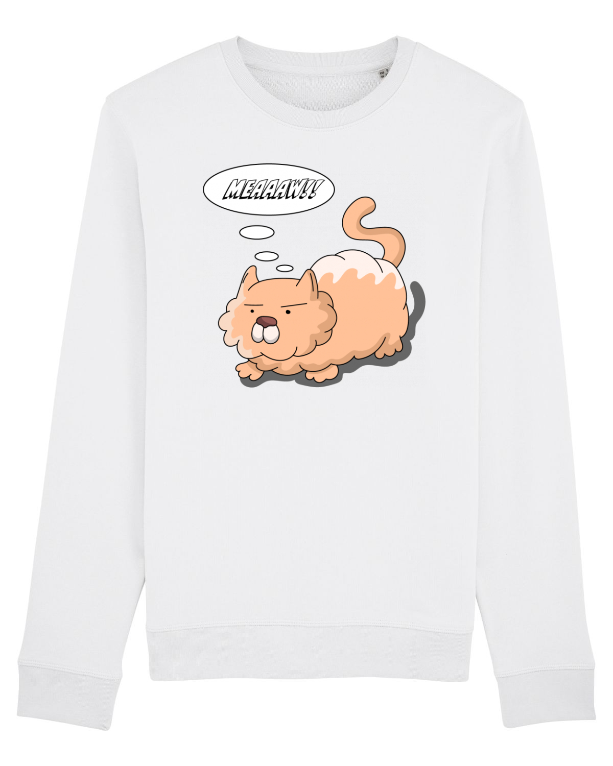 Bluză mânecă lungă Unisex Rise White