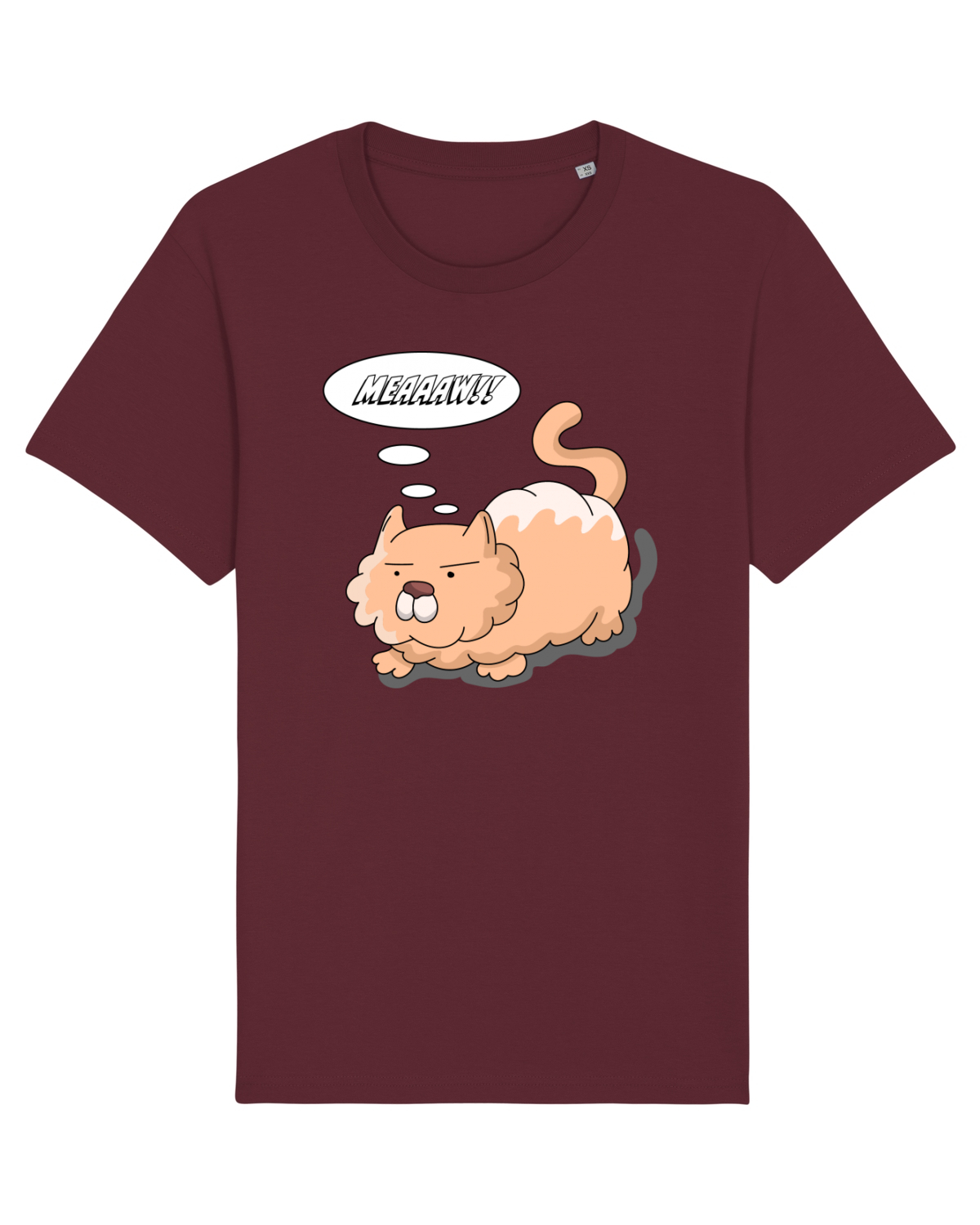 Tricou mânecă scurtă Unisex Rocker Burgundy