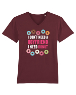 DONUT Tricou mânecă scurtă guler V Bărbat Presenter