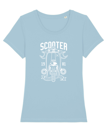 Scooter Classic Vespa White Sky Blue