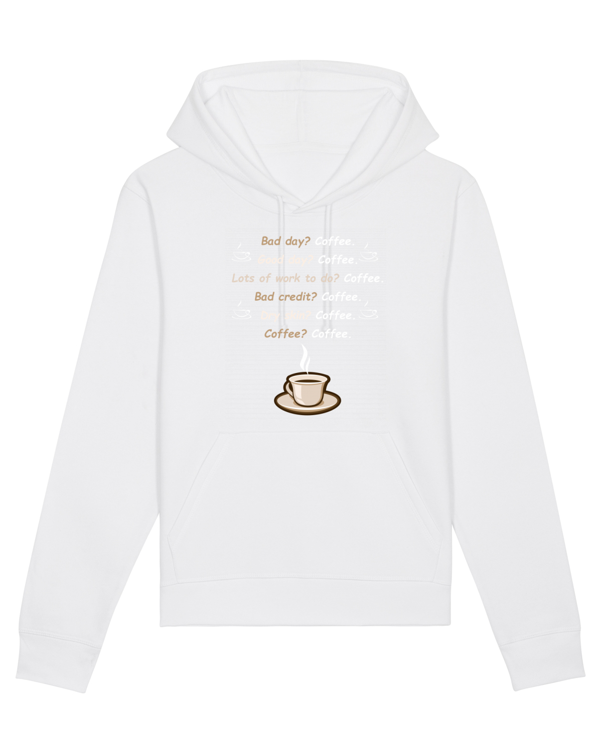 Hanorac Unisex Drummer White