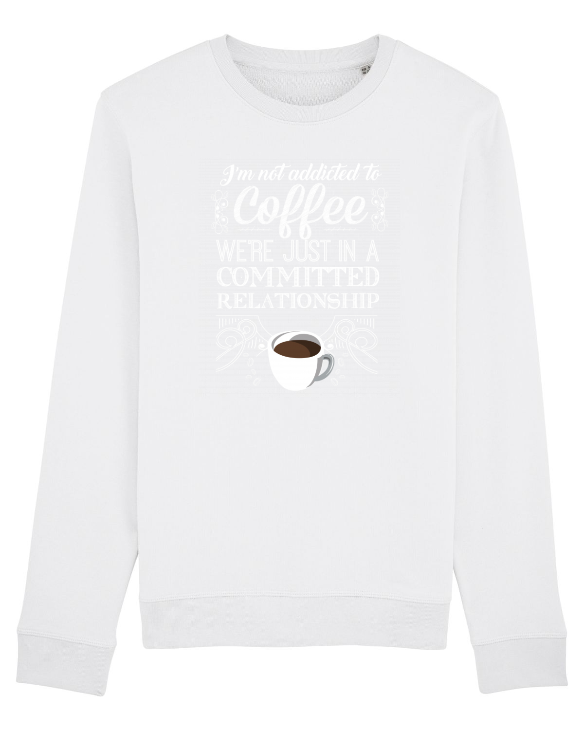 Bluză mânecă lungă Unisex Rise White
