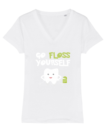 FLOSS TEETH White
