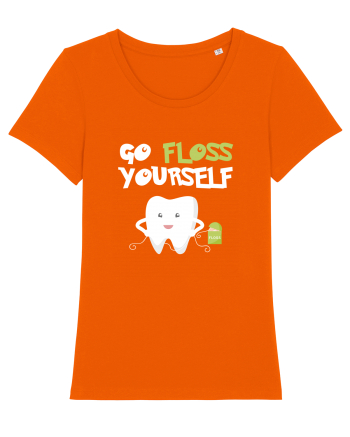 FLOSS TEETH Bright Orange