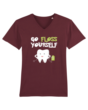 FLOSS TEETH Burgundy