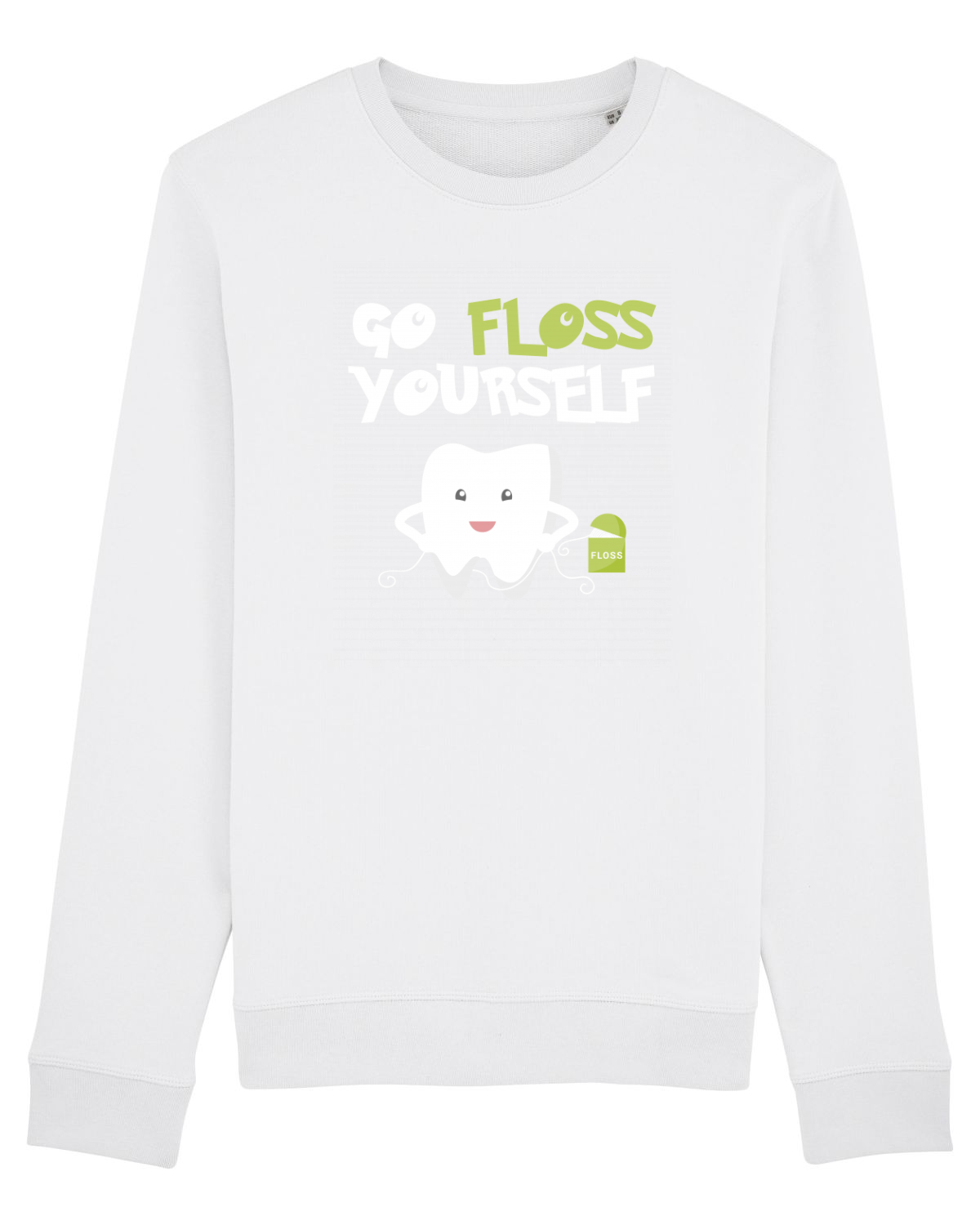 Bluză mânecă lungă Unisex Rise White