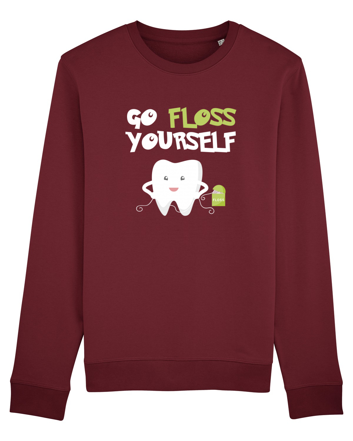 Bluză mânecă lungă Unisex Rise Burgundy