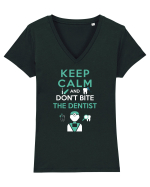 DENTIST Tricou mânecă scurtă guler V Damă Evoker