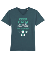 DENTIST Tricou mânecă scurtă guler V Bărbat Presenter
