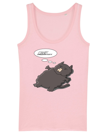 Pisica neagră obosită Meaw... Cotton Pink