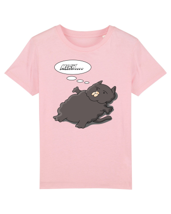 Pisica neagră obosită Meaw... Cotton Pink