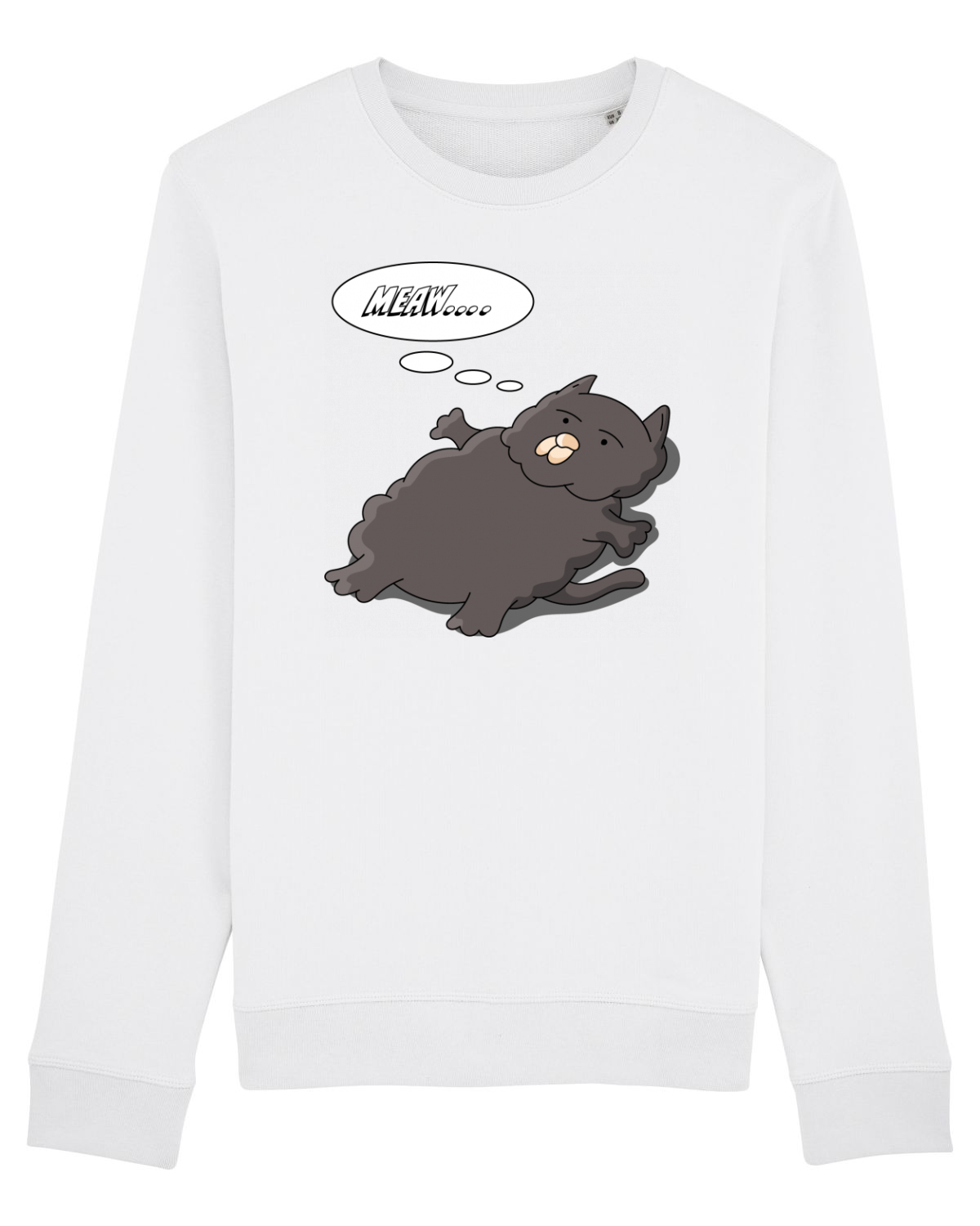 Bluză mânecă lungă Unisex Rise White