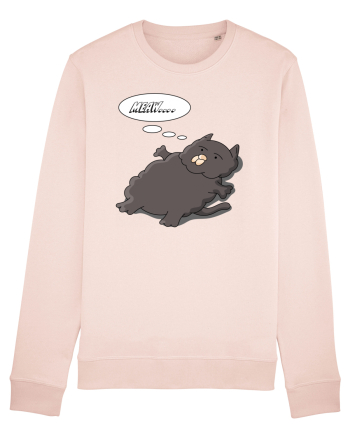 Pisica neagră obosită Meaw... Candy Pink
