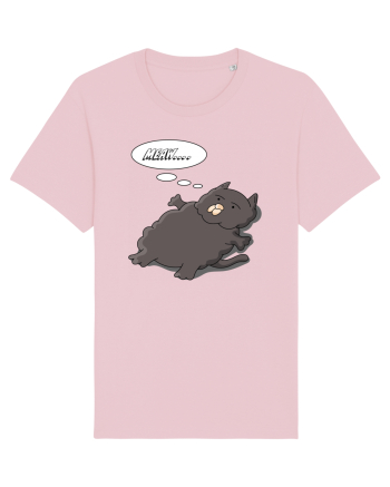 Pisica neagră obosită Meaw... Cotton Pink