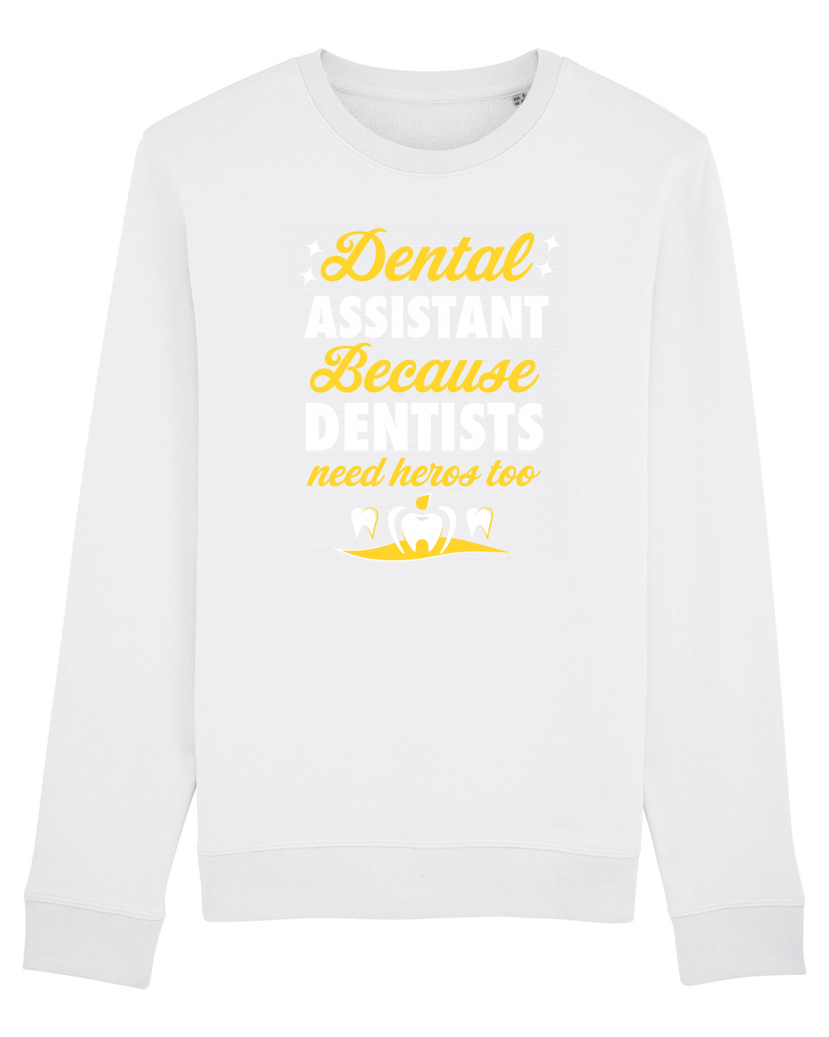Bluză mânecă lungă Unisex Rise White