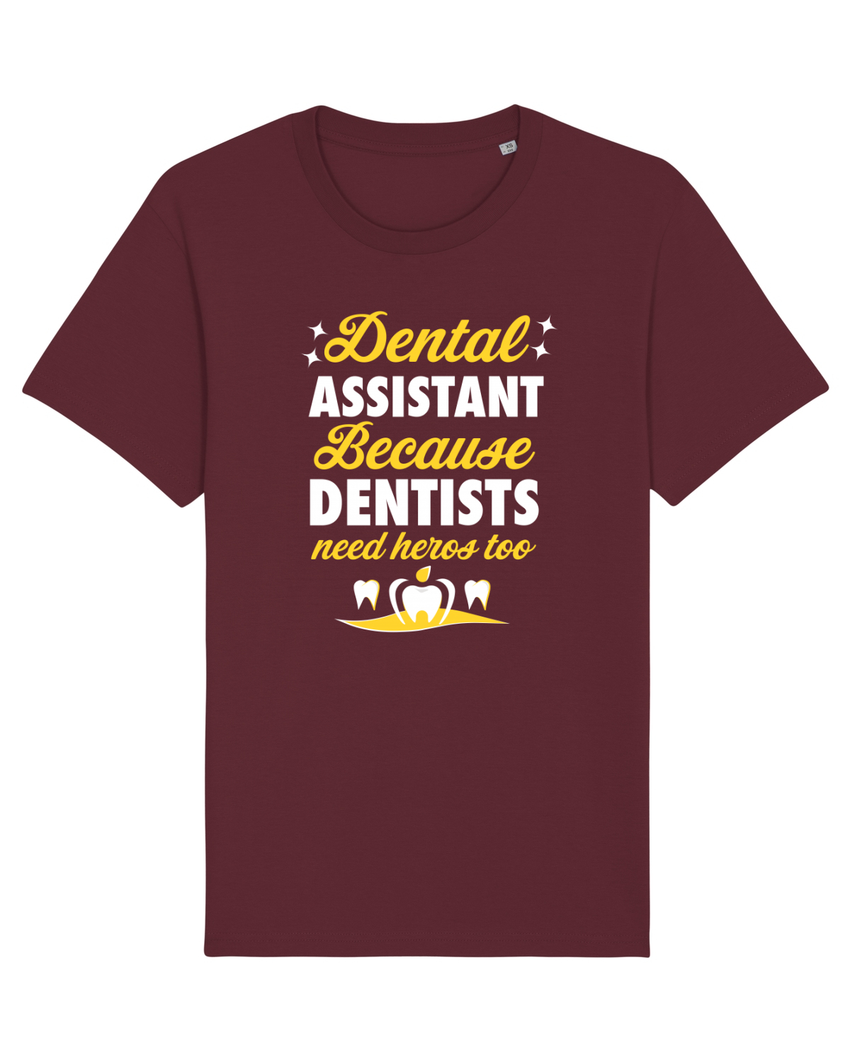 Tricou mânecă scurtă Unisex Rocker Burgundy