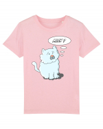 Pisica albastră nedumerită Meaw ? Tricou mânecă scurtă  Copii Mini Creator