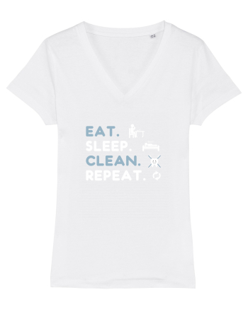 EAT SLEEP CLEAN White