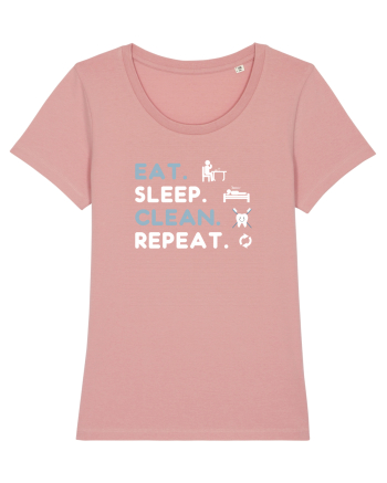 EAT SLEEP CLEAN Canyon Pink
