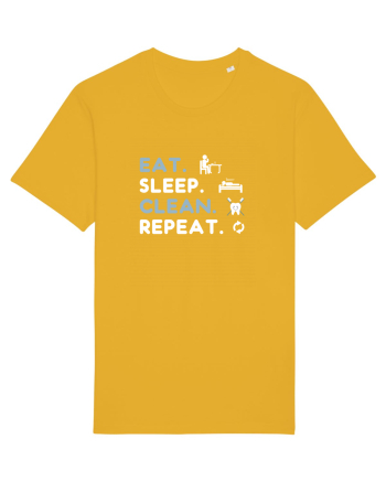 EAT SLEEP CLEAN Spectra Yellow