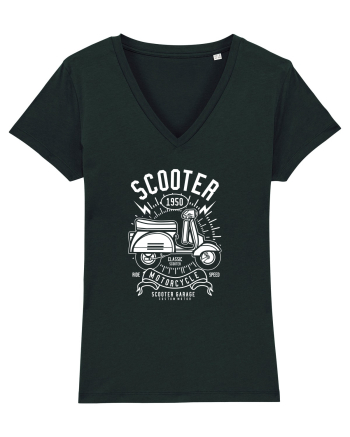 Scooter Classice Side White Black