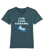 KAYAKYNG Tricou mânecă scurtă guler V Bărbat Presenter