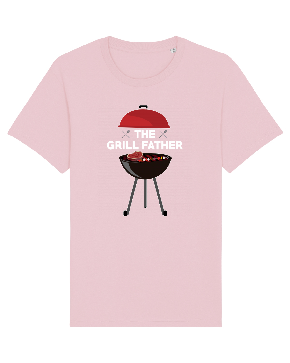 Tricou mânecă scurtă Unisex Rocker Cotton Pink
