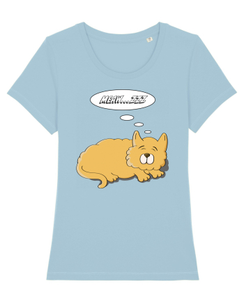 Pisica somnorasă Meaw... zzz Sky Blue