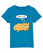 Pisica somnorasă Meaw... zzz Tricou mânecă scurtă  Copii Mini Creator