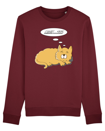Pisica somnorasă Meaw... zzz Burgundy