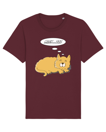 Pisica somnorasă Meaw... zzz Burgundy
