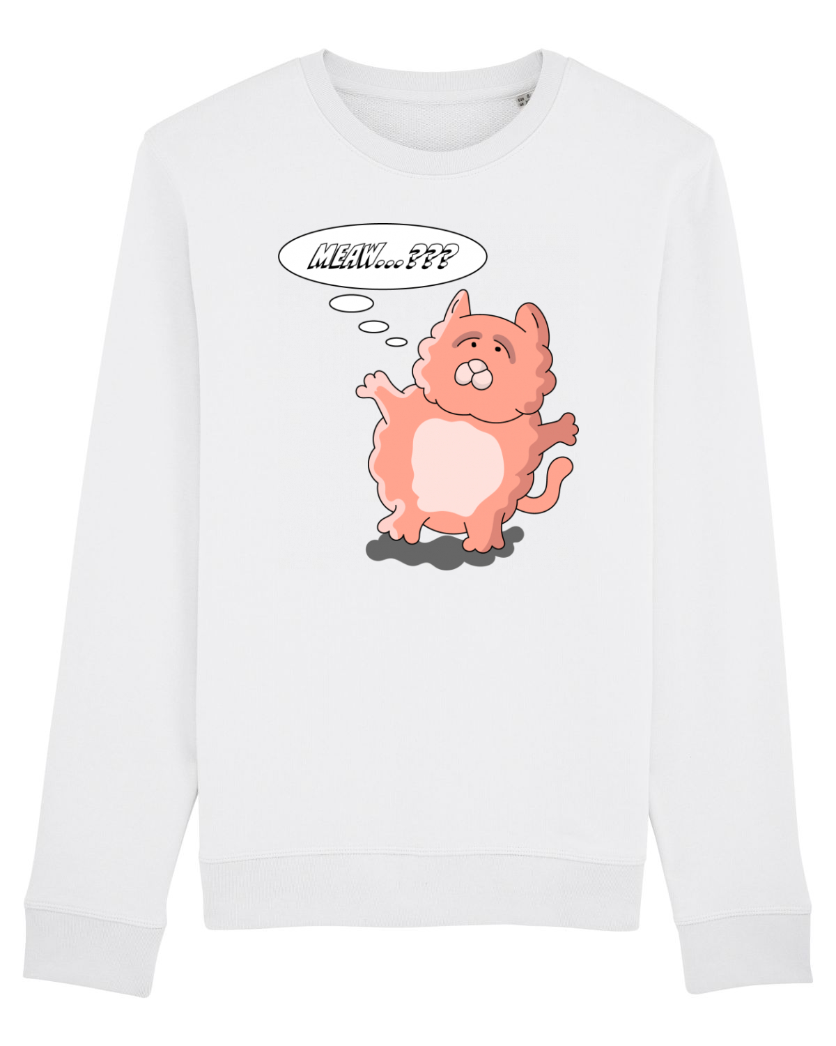 Bluză mânecă lungă Unisex Rise White