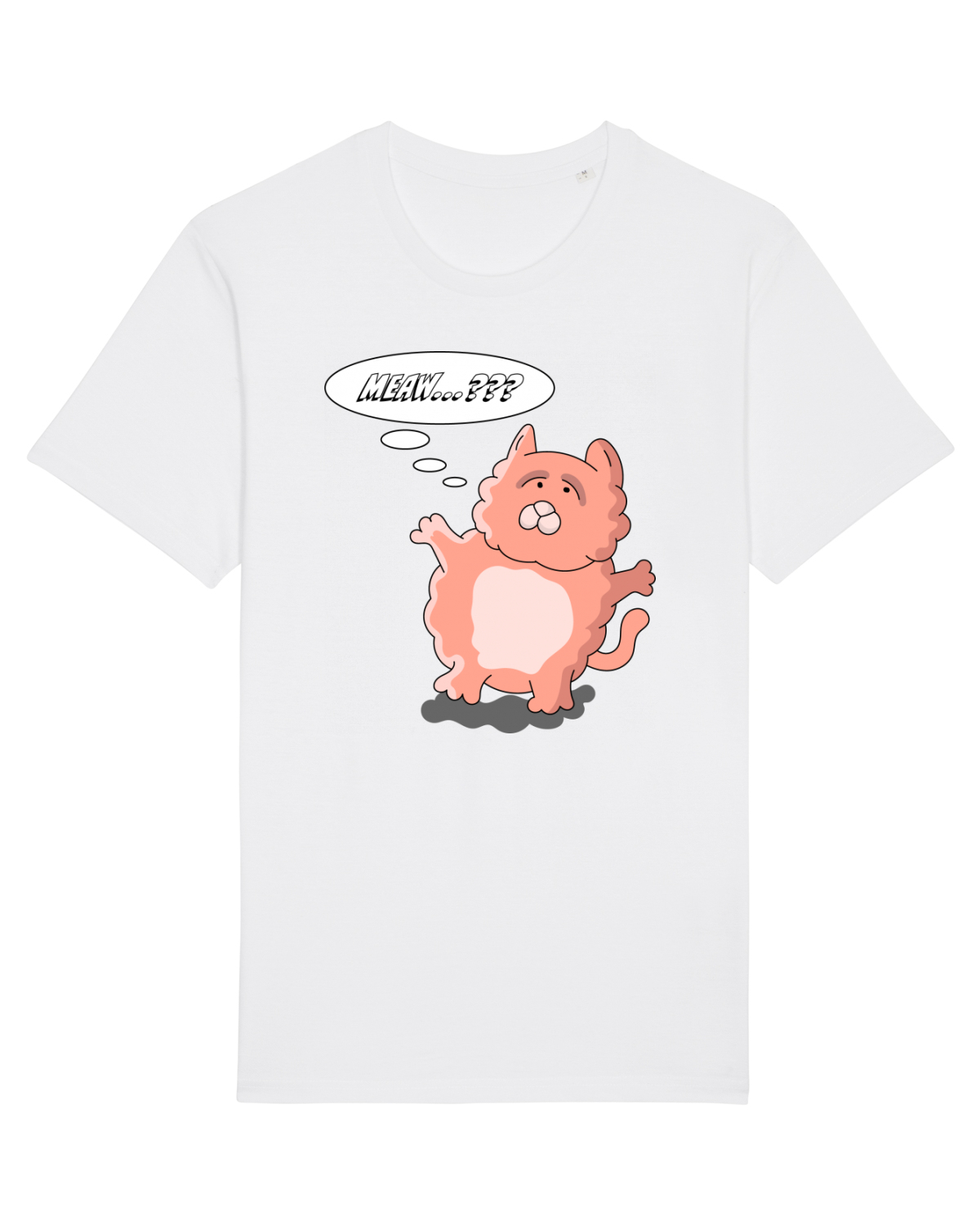 Tricou mânecă scurtă Unisex Rocker White