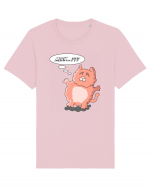 Pisica grasă roz Meaw...??? Tricou mânecă scurtă Unisex Rocker