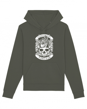 Scorpion King Skull White Khaki