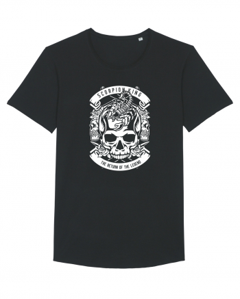 Scorpion King Skull White Black