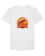 GRILL Tricou mânecă scurtă guler larg Bărbat Skater